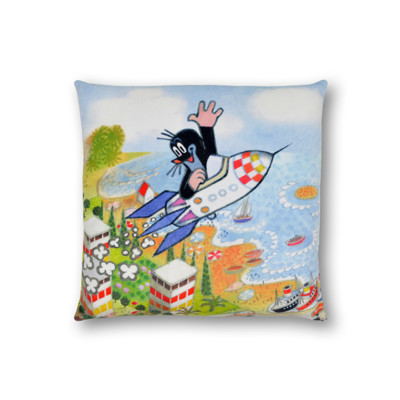 Pillow 30x30cm  (The mole on a rocket)