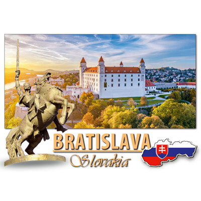 Bratislava - Slovakia (folding postcard book)