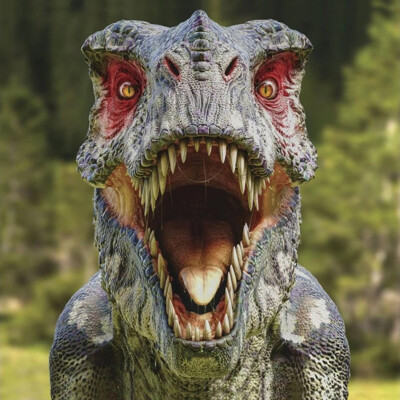 3D velký čtverec - T-REX selfie BIG