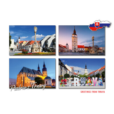 pohľadnica Pozdrav z Trnavy