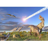 3D pohlednice End of dinosaurus