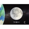 3D postcard Moon
