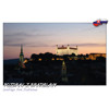 postcards Greetings from Bratislava (sunset)