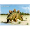 3D pohlednice Stegosaurus
