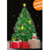 3D postcard Christmas Tree No.02