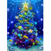 3D postcard Christmas Sea