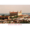 postcard Bratislava L (UFO + castle)
