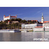 3D postcard Bratislava summer/winter (the castle)