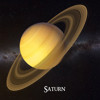 3D pohlednice (čtverec) Saturn