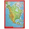 reliéfní pohlednice  Northamerica (Severní Amerika)
