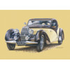 3D pohľadnica Bugatti Atalante 1938