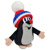 Mole with the cap, 20 cm (red with tricolour)