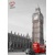 3D pohlednice Big Ben and Red Bus