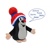 Mole talking with a cap, 20 cm (blue with tricolor)