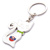 Keychain SLOVAKIA (white cat)